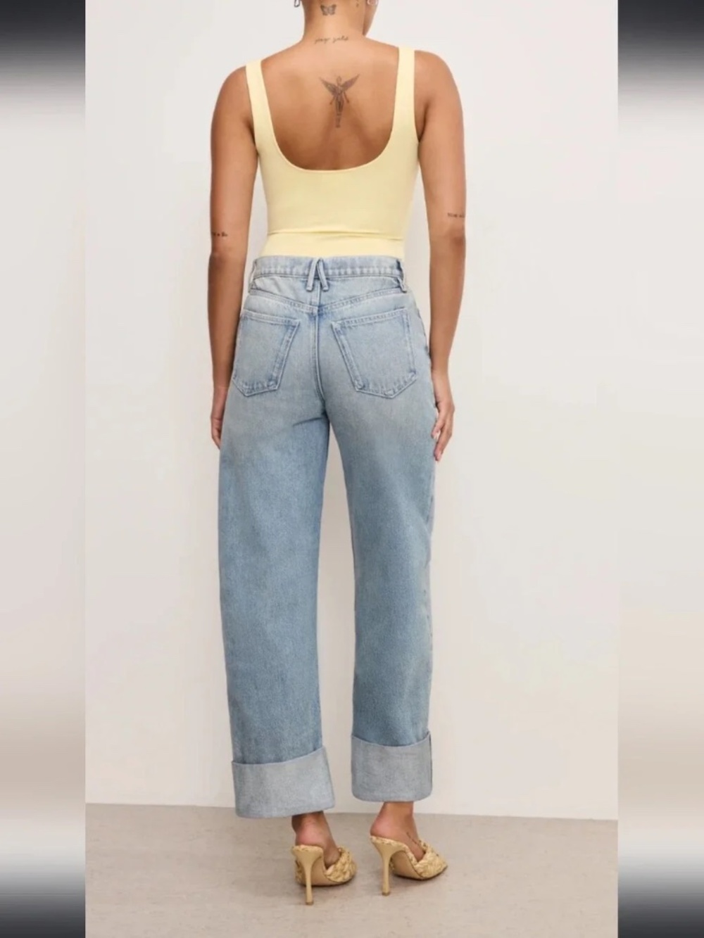 Good American Barrel High Rise Wide-leg Jeans Good Standard Women's Size 8 or 29